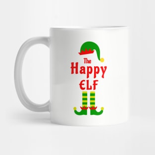 The Happy Elf Family Matching Christmas 2020 Gift  Mug